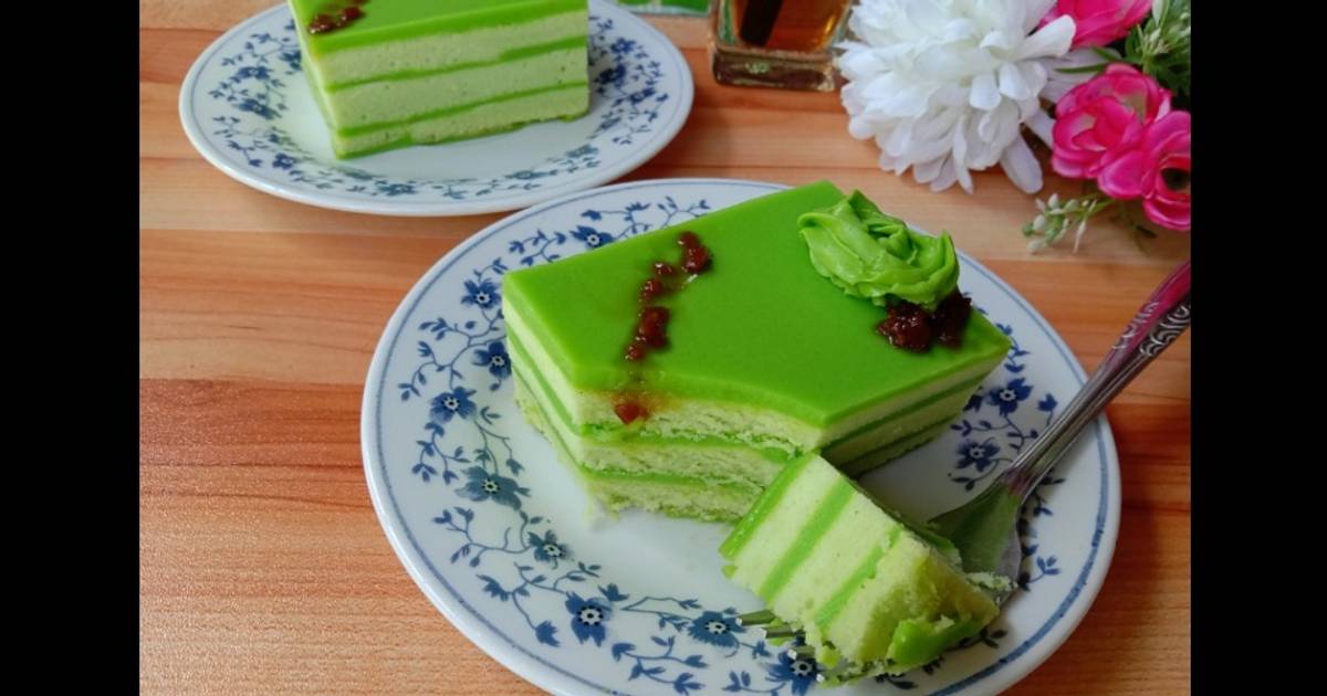 Resipi Kek Pandan Layer Oleh Sya Stu Cookpad