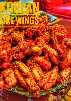 A picture of Spicy Korean Wings.
