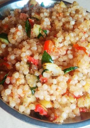 A picture of Sabudana Khichadi.