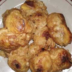 A picture of Gagaduh tiwadah (cempedak goreng).