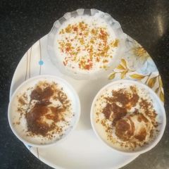 A picture of Dahi vada.