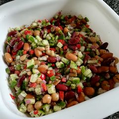 A picture of Mixed bean salad.