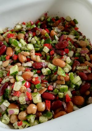 A picture of Mixed bean salad.