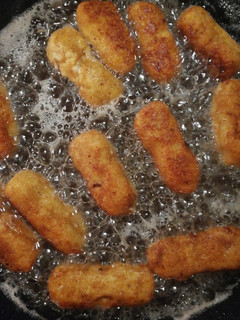 Una foto de Croquetas de pollo sin lactosa