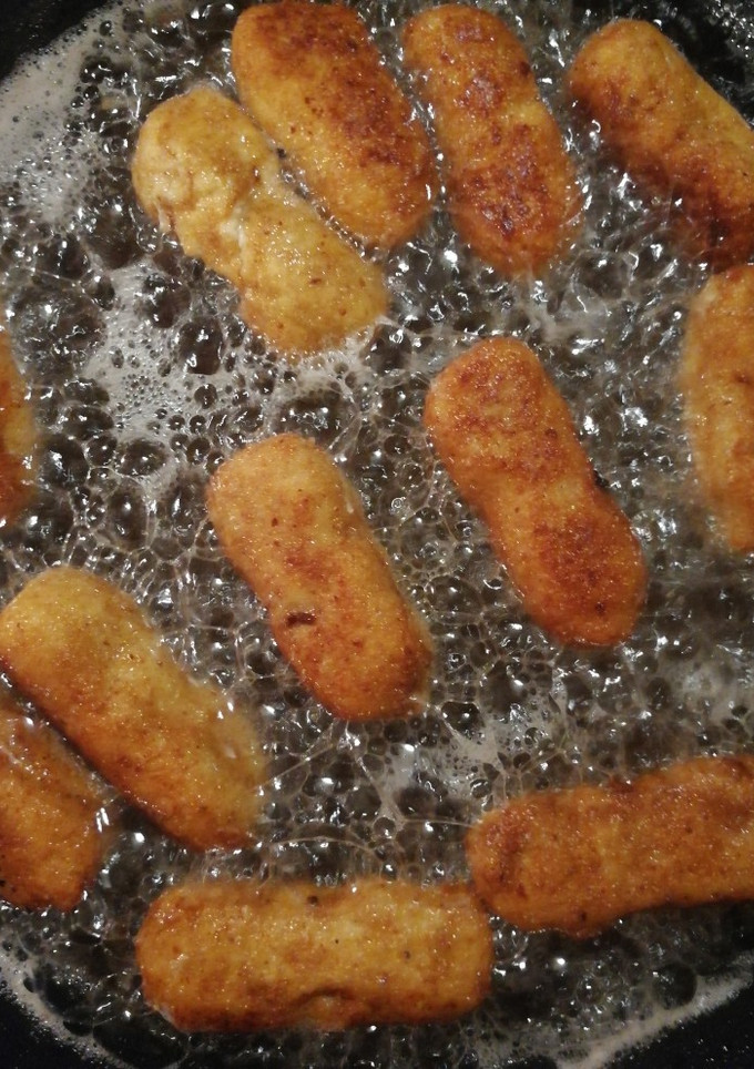 Una foto de Croquetas de pollo sin lactosa