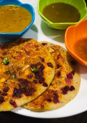 A picture of Delicious oats uttapam.