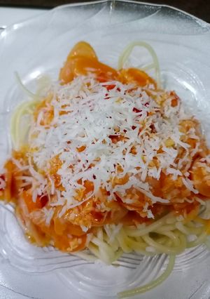 Foto resep Spaghetti asam manis👌