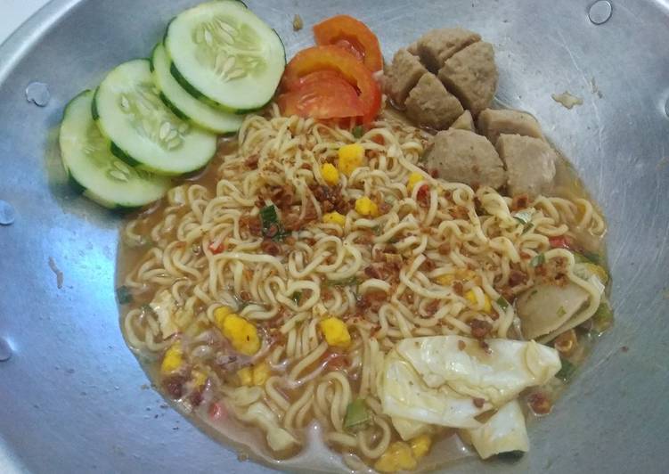 Resep: Mie instan kuah suka suka Irit Untuk Jualan