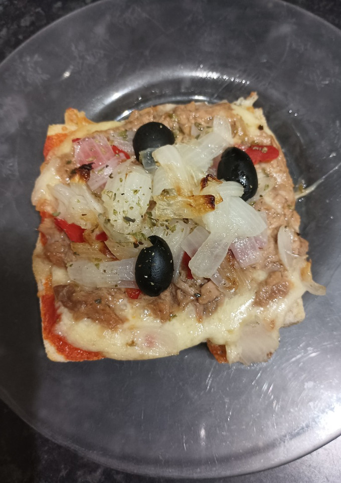 Una foto de Pizzas falsas