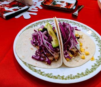 Popular Recipe Grilled Cilantro Lime Corn Chicken Avocado Tacos Savory Delicious