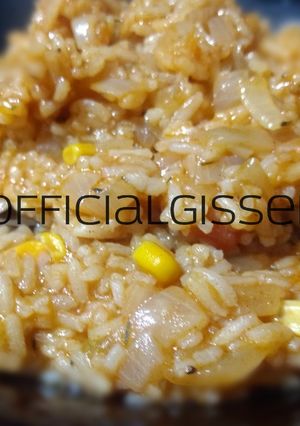 Una foto de Guiso de arroz sin carne
