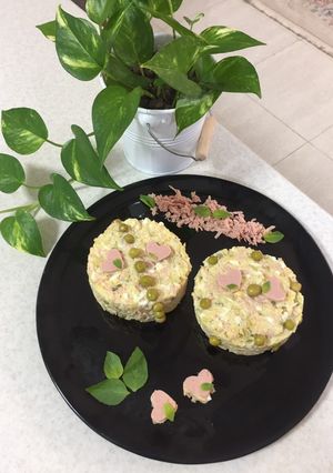 عکسی از دستور سالاد الویه کالباس