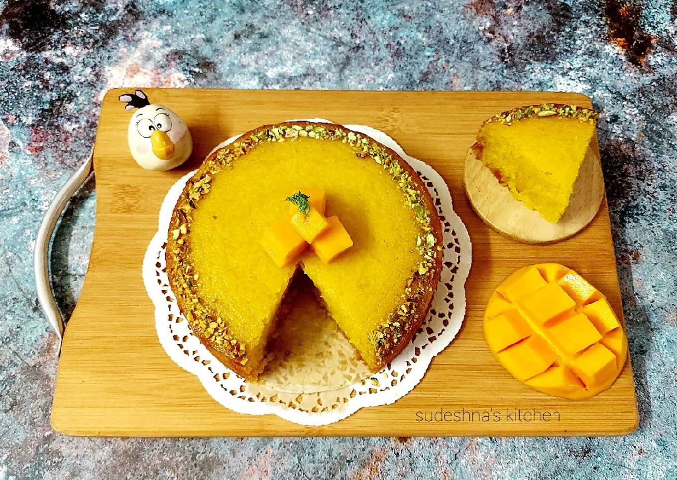 Mango Suji Cake