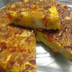 Una foto de Tortilla de verduras al horno