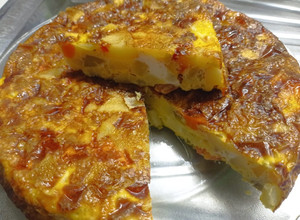 Una foto de Tortilla de verduras al horno