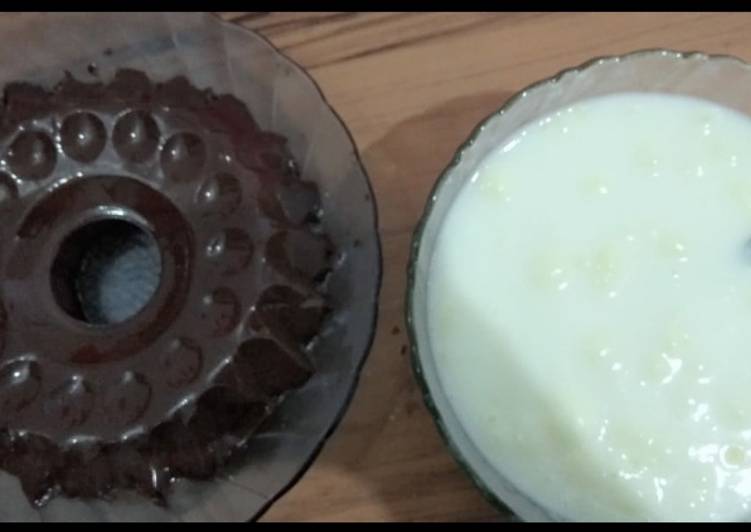 Puding Coklat & Vla Vanila