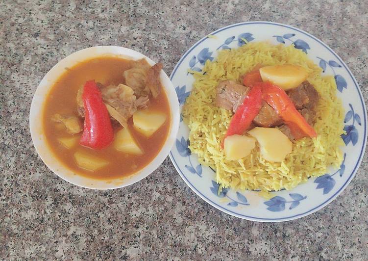 ايدام البطاطا بالرز🍛🤗