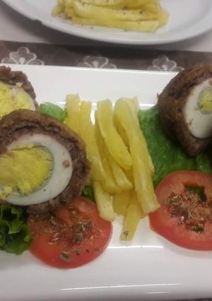 Una foto de Huevo escocés