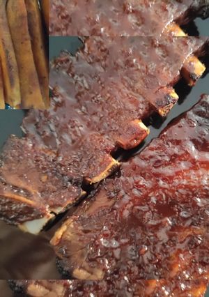 Foto principal de Costillar de Cerdo Asado a Baja Temperatura en Papillote a la Barbacoa