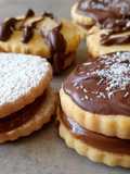 Alfajores de masa sablé