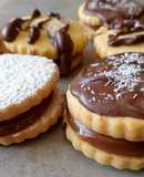 Alfajores de masa sablé