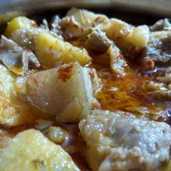 A picture of Pork(ethnic naga style).