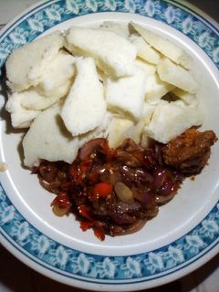 Doya da sauce din albasa ainihin hoton girkin