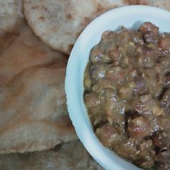 Poori chole A picture of Poori chole.