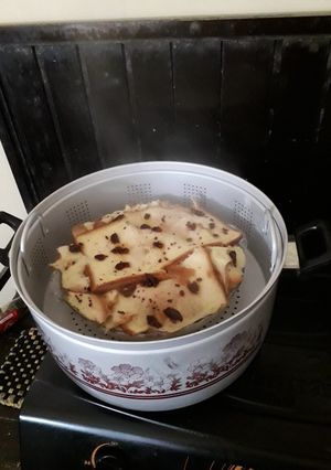Foto resep Puding Roti Kurma