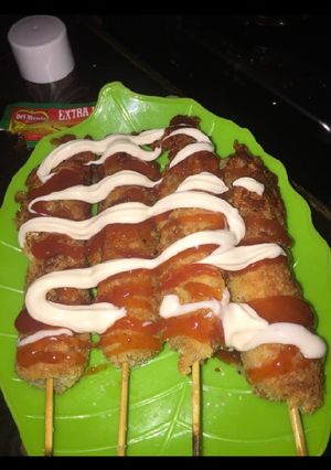 Foto resep Corn Dog Mozarella sosis