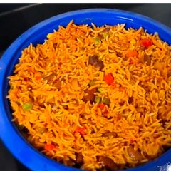 A picture of Mexican Rice.