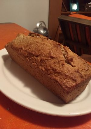 Una foto de Budín de banana fit❤️