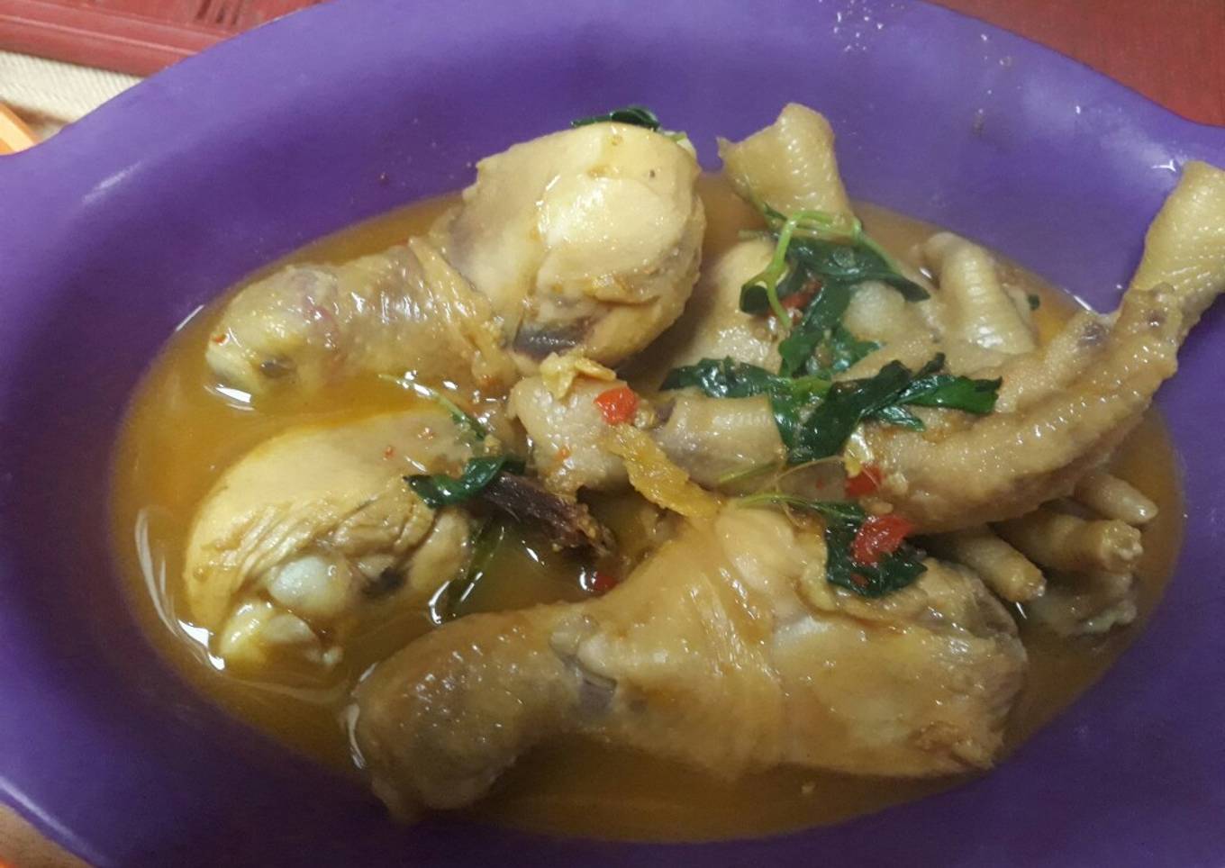 Rica rica paha ceker kemangi