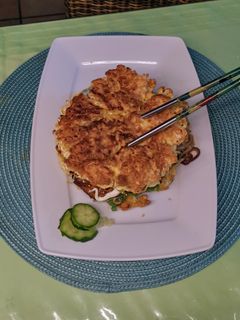 XXL Mie Nudel ~ Burger Rezepthauptbild