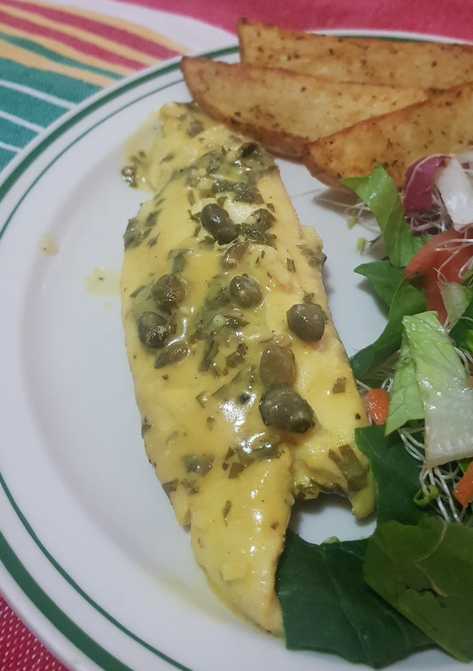 Una foto de Filete de pescado a la mostaza