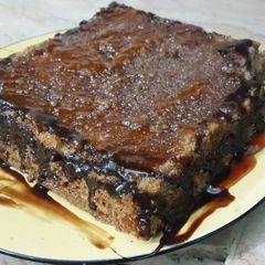 A picture of Sweet Caramel Chocolate Cake.