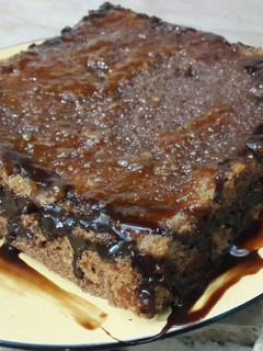 A picture of Sweet Caramel Chocolate Cake.