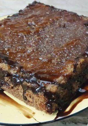 A picture of Sweet Caramel Chocolate Cake.