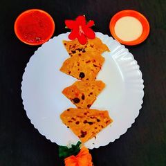 A picture of Sattu Paratha.