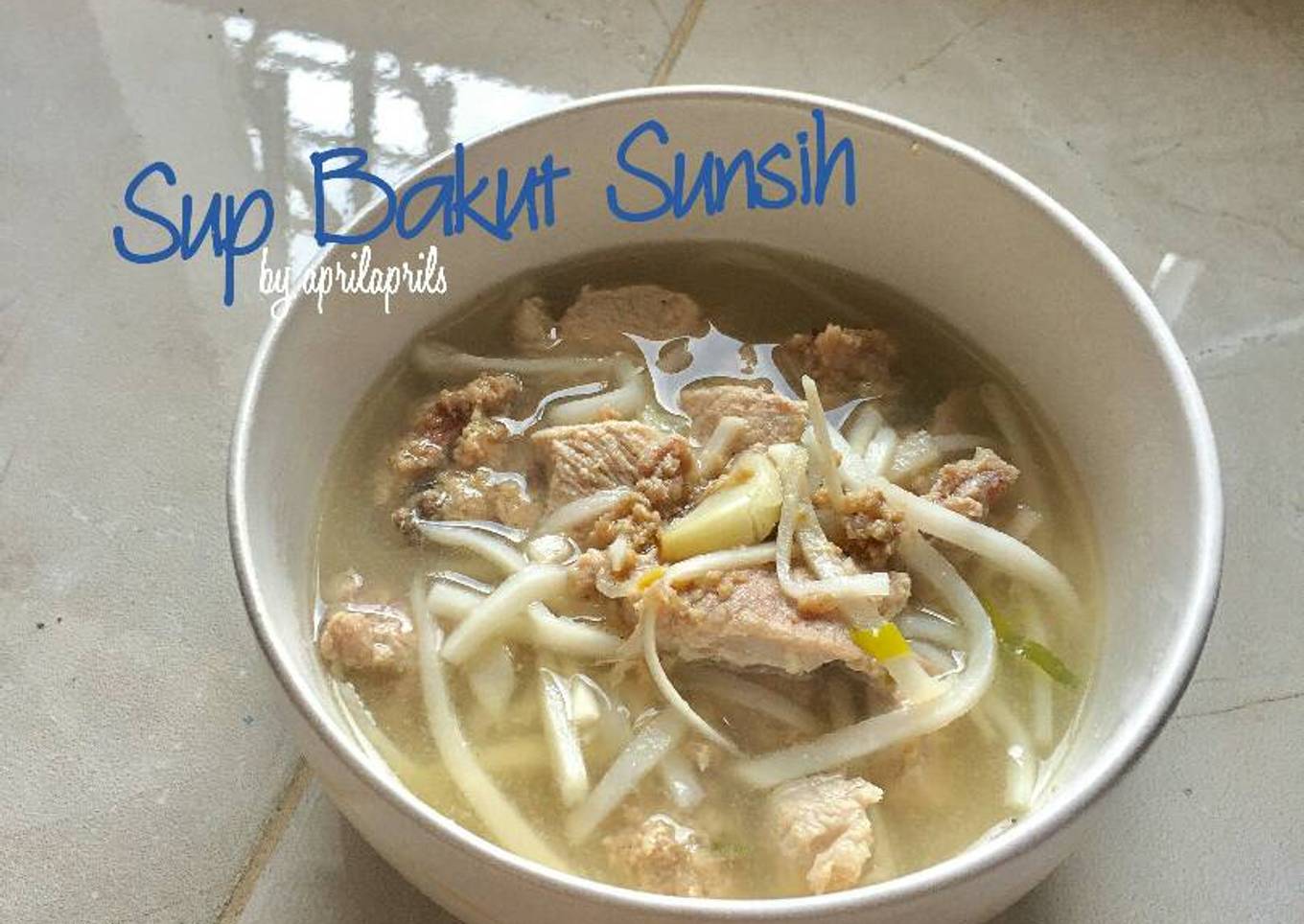 6. Sup Iga Sunsih (Rebung)