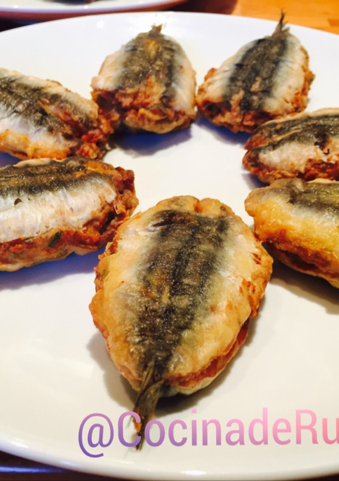 Una foto de Boquerones rellenos
