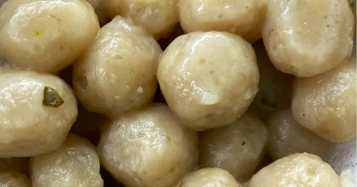 Cilok bumbu kacang instan