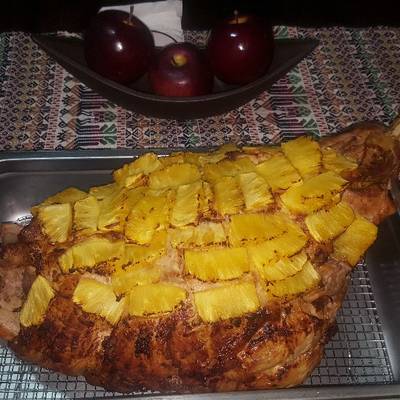 Pierna de cerdo en salsa de piña y naranja Receta de Armando Sanabria G-  Cookpad