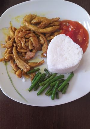Csirkemell csíkok recept fotója