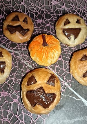 Foto di Zucche di sfoglia e cioccolato