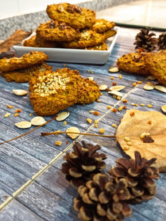 Una foto de Galletas de avena y quinoa con calabaza y boniato 🍪🍪