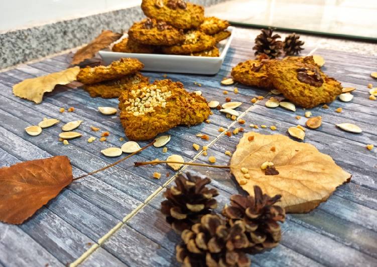 Galletas de avena y quinoa con calabaza y boniato 🍪🍪