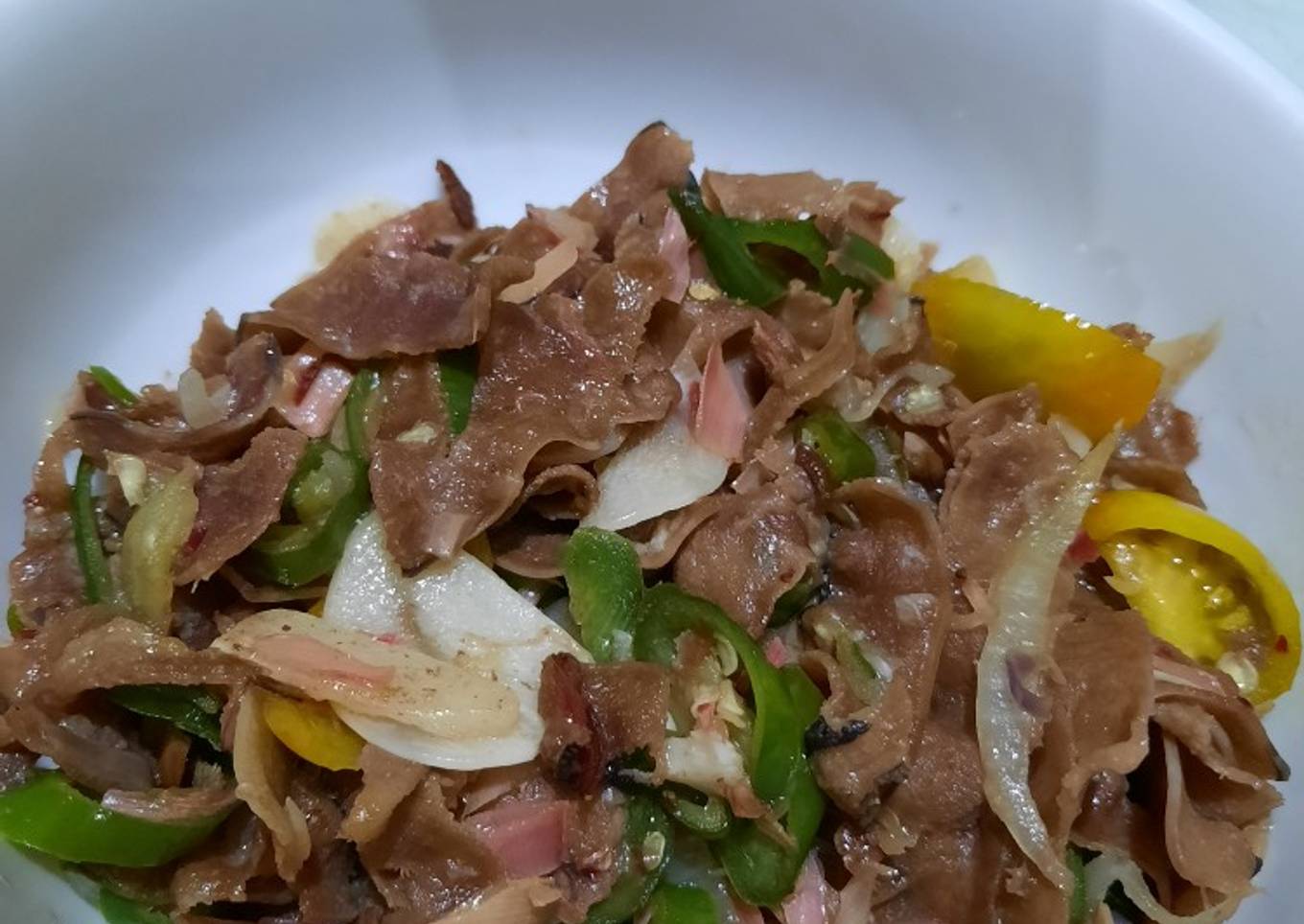 Lidah sapi cabe ijo kecombrang