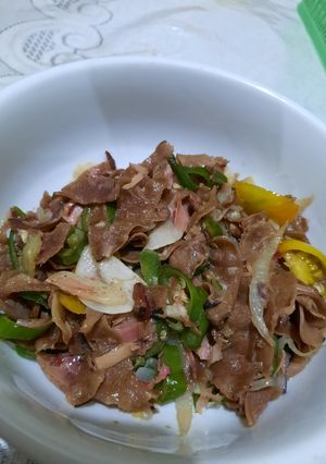 Foto resep Lidah sapi cabe ijo kecombrang