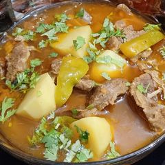A picture of Aloo Gosht 😍😍.